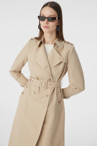 12528 LESNA TRENÇ 38-52 Bej Trençkot 12528