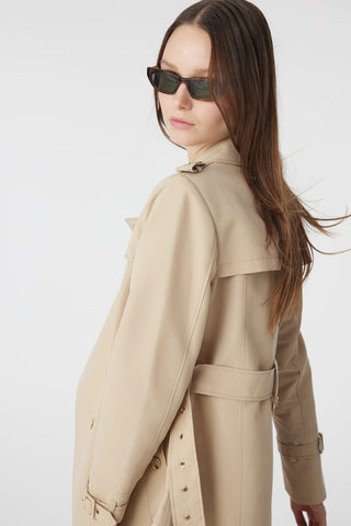 12528 LESNA TRENÇ 38-52 Bej Trençkot 12528