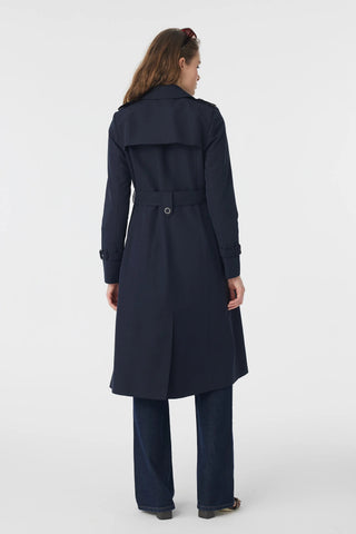 12528 LESNA TRENÇ 38-52 Lacivert Trençkot 12528