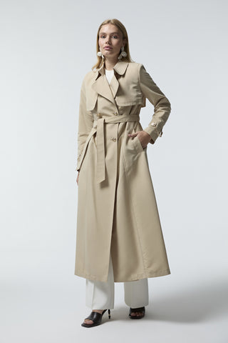 13560 LESNA TRENÇ 38- Bej Trençkot 13560