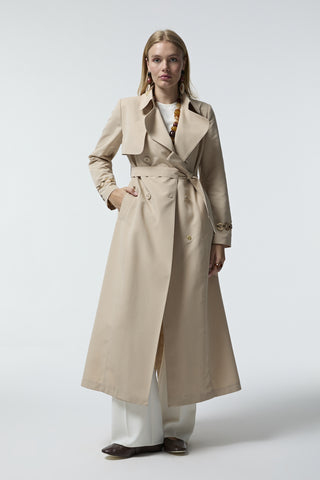 14043 LESNA TRENÇ 38-48 Taş Trençkot 14043