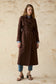 Kruvaze Yaka Kuşaklı Kahve Trençkot 14054