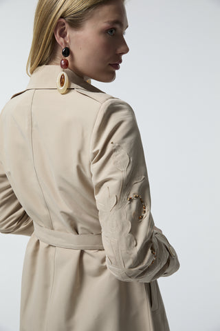 14054 LESNA TRENÇ 38-46 Taş Trençkot 14054