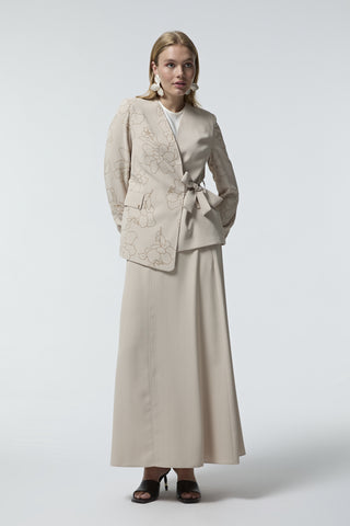 TK-1538 LİYA TAKIM 38-46 Bej Takım 1538