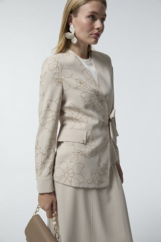 TK-1538 LİYA TAKIM 38-46 Bej Takım 1538