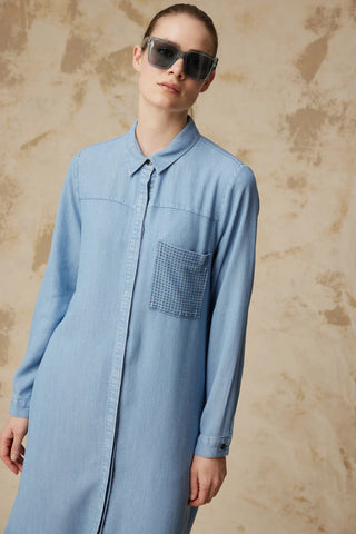 T-1626 NOA TUNİK 44-50 Mavi Tunik 1626