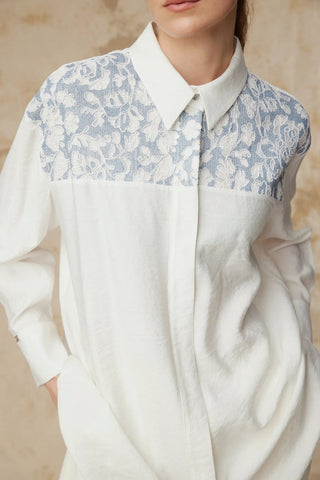 T-1637 SOLENA TUNİK SML (S ÇİFT) Ekru Tunik 1637