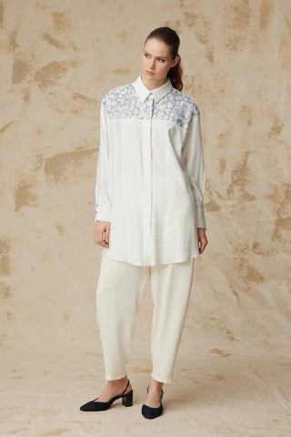 T-1637 SOLENA TUNİK SML (S ÇİFT) Ekru Tunik 1637