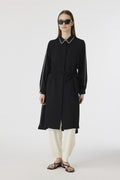 T-1646 TRAPHY TUNİK 38-46 Siyah Tunik 1646