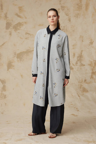 T-1652 MİREVA TUNİK 42-50 Lacivert Tunik 1652