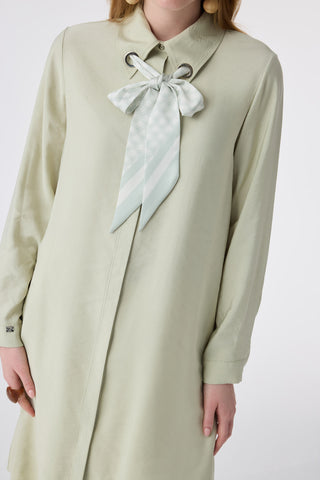 T-1657 VALEA TUNİK 38-46 Mint Tunik 1657