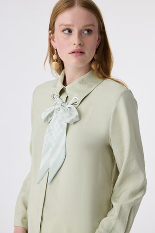 T-1657 VALEA TUNİK 38-46 Mint Tunik 1657