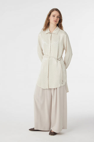 T-1670 GLAZE TUNİK 38-46 Taş Tunik 1670