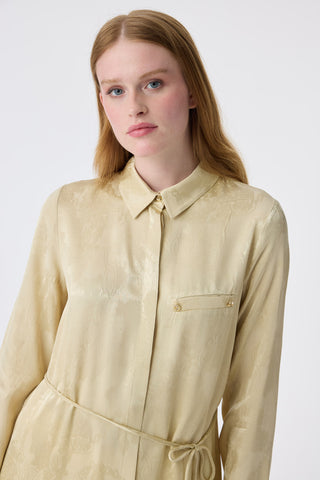 T-1675 MELURE TUNİK 38-46 Gold Tunik 1675