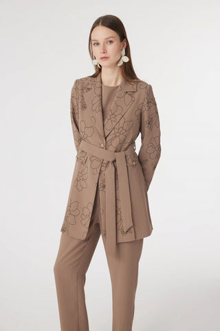 TK-1740 LİYA TAKIM 38-44 Mocha Takım 1740