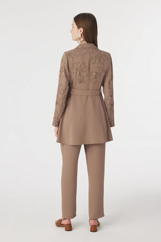 TK-1740 LİYA TAKIM 38-44 Mocha Takım 1740