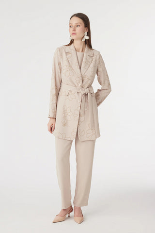 TK-1740 LİYA TAKIM 38-44 Bej Takım 1740