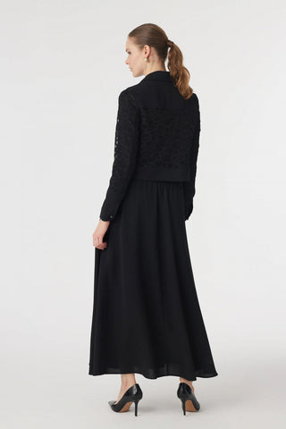 TK-1742 LİYA TAKIM 38-44 Siyah Takım 1742