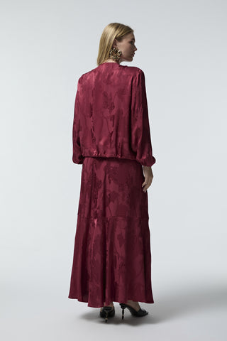 TK-1767 BANELİS TAKIM 38-42 Bordo Takım 1767