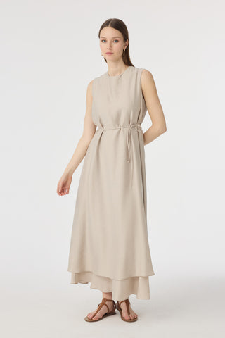 Fermuar Detaylı Katmanlı Akış Taş Takım 1848