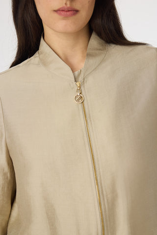 Fermuar Detaylı Katmanlı Akış Vizon Takım 1848