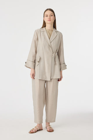 Bağcıklı Dökümlü Zarif Taş Takım 1876