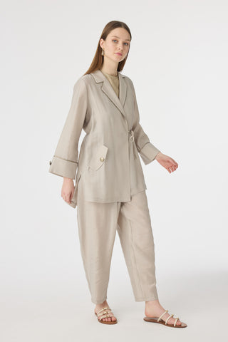 Bağcıklı Dökümlü Zarif Taş Takım 1876