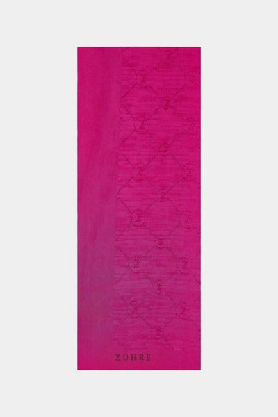 Zühre Koza Z Monogram Fuşya Şal 0014