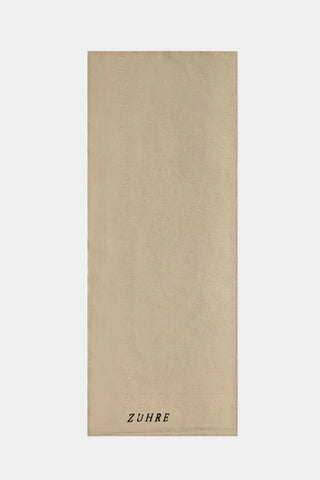 Zuhre Emerald Beige Scarf 0013